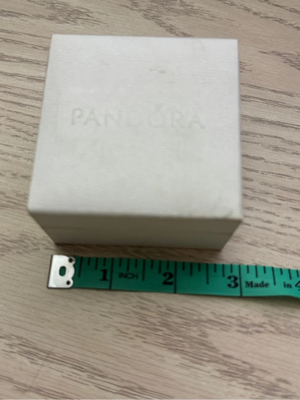 Pandora EMPTY White Jewelry Box 2.5